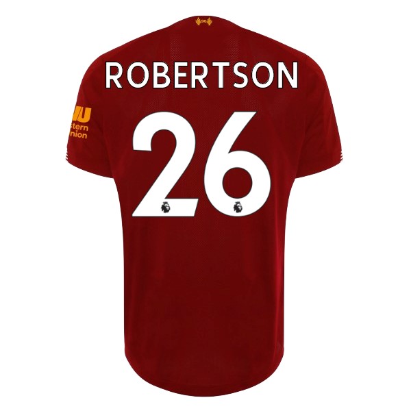 Camiseta Liverpool NO.26 Robertson Replica Primera Ropa 2019/20 Rojo